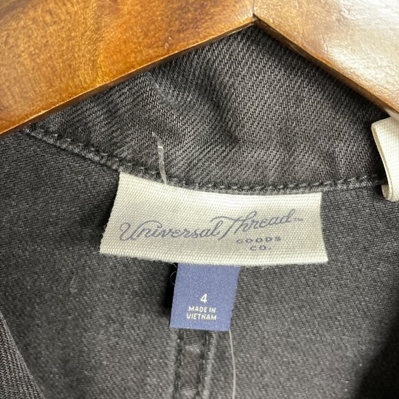 NEW Women's 4 Long Sleeve Utility Baggy Denim Jumpsuit - Universal Thread i1676 - Picture 7 of 10